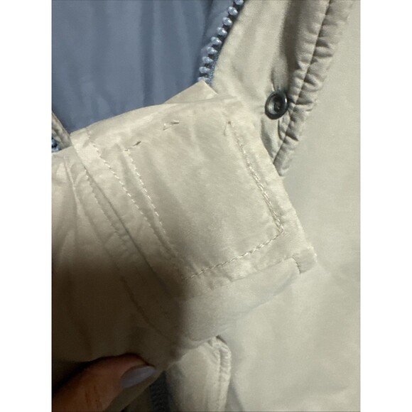 Vintage The North Face Goose Down Coat Jacket XL Beige Full Zip and botton - Picture 7 of 14